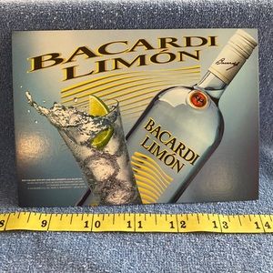 Bacardi Limon & Tonic Postcard GoCard Ad 2002